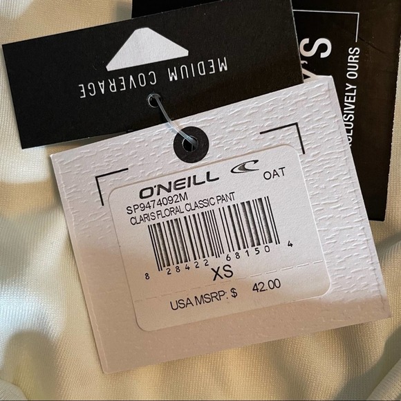 O’Neill Women's Claris Floral Medium Coverage Classic Bikini Swim Bottoms sz XS - Picture 5 of 5